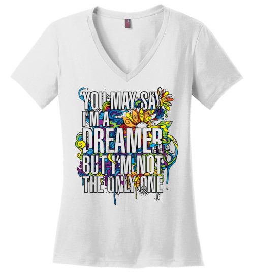 Peace Dreamers Vneck Tee Heyjude Shoppe White S