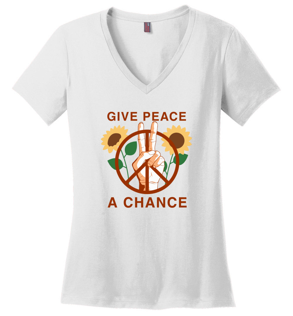 Give Peace A Chance V-neck