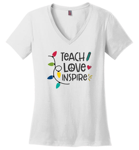 Teach Love Inspire V-Neck