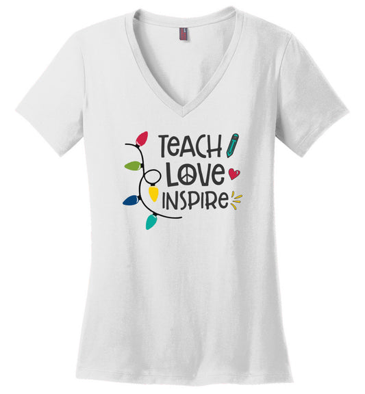Teach Love Inspire V-Neck