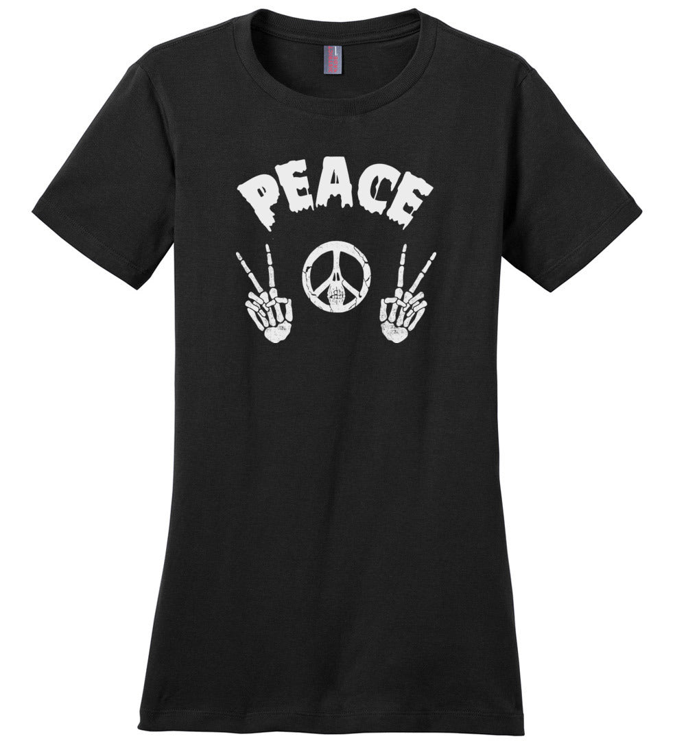 Peace Skeleton T-shirts