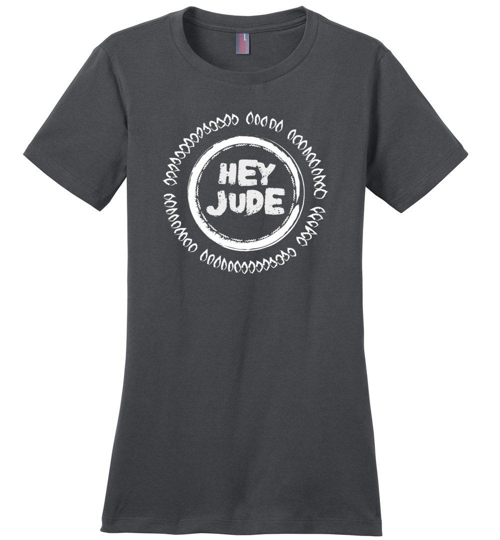 Heyjude T-shirts Heyjude Shoppe Ladies Crew Tee Charcoal XS