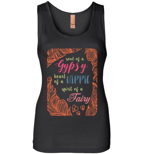 Hippe Gypsy Fairy Tank Tops TShirts Heyjude Shoppe Black S 