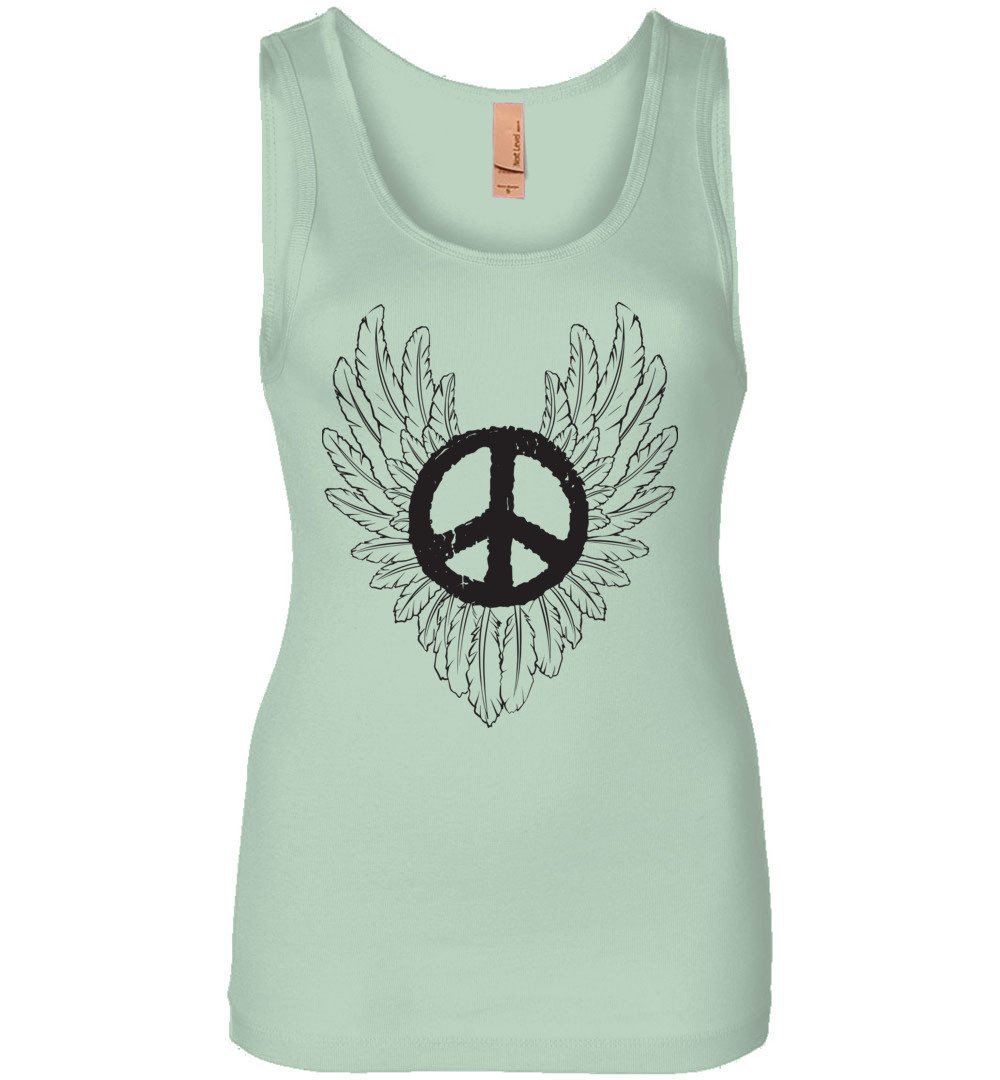 Peace Wings Tank Heyjude Shoppe Mint S 