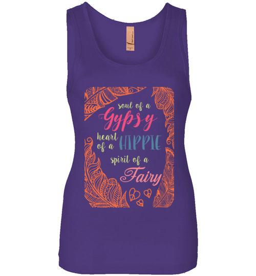 Hippe Gypsy Fairy Tank Tops TShirts Heyjude Shoppe Purple Rush S 
