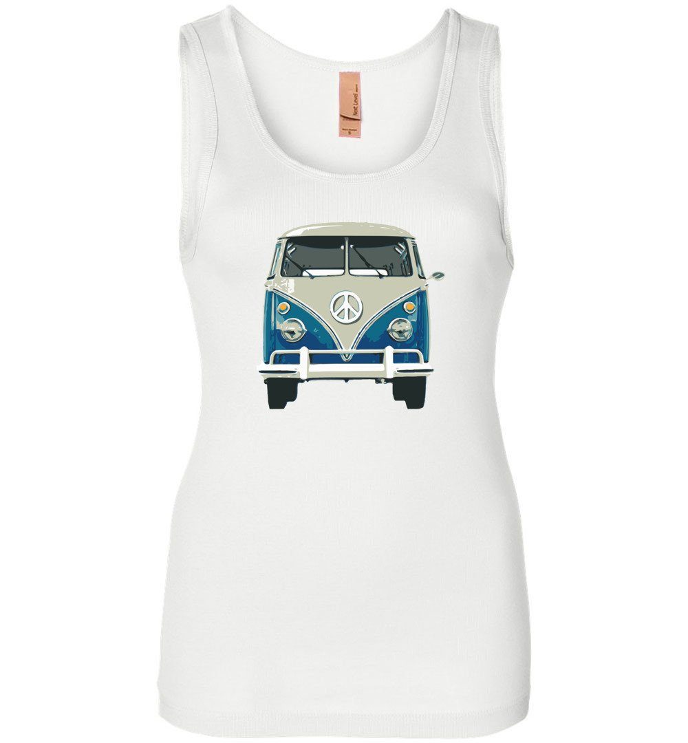 Hippie Van Tank Heyjude Shoppe Women's Tank White S
