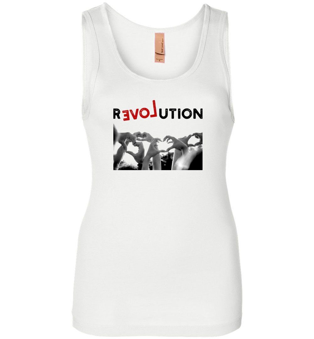 Revolution Of Love - Tank Heyjude Shoppe Women's Tank White S