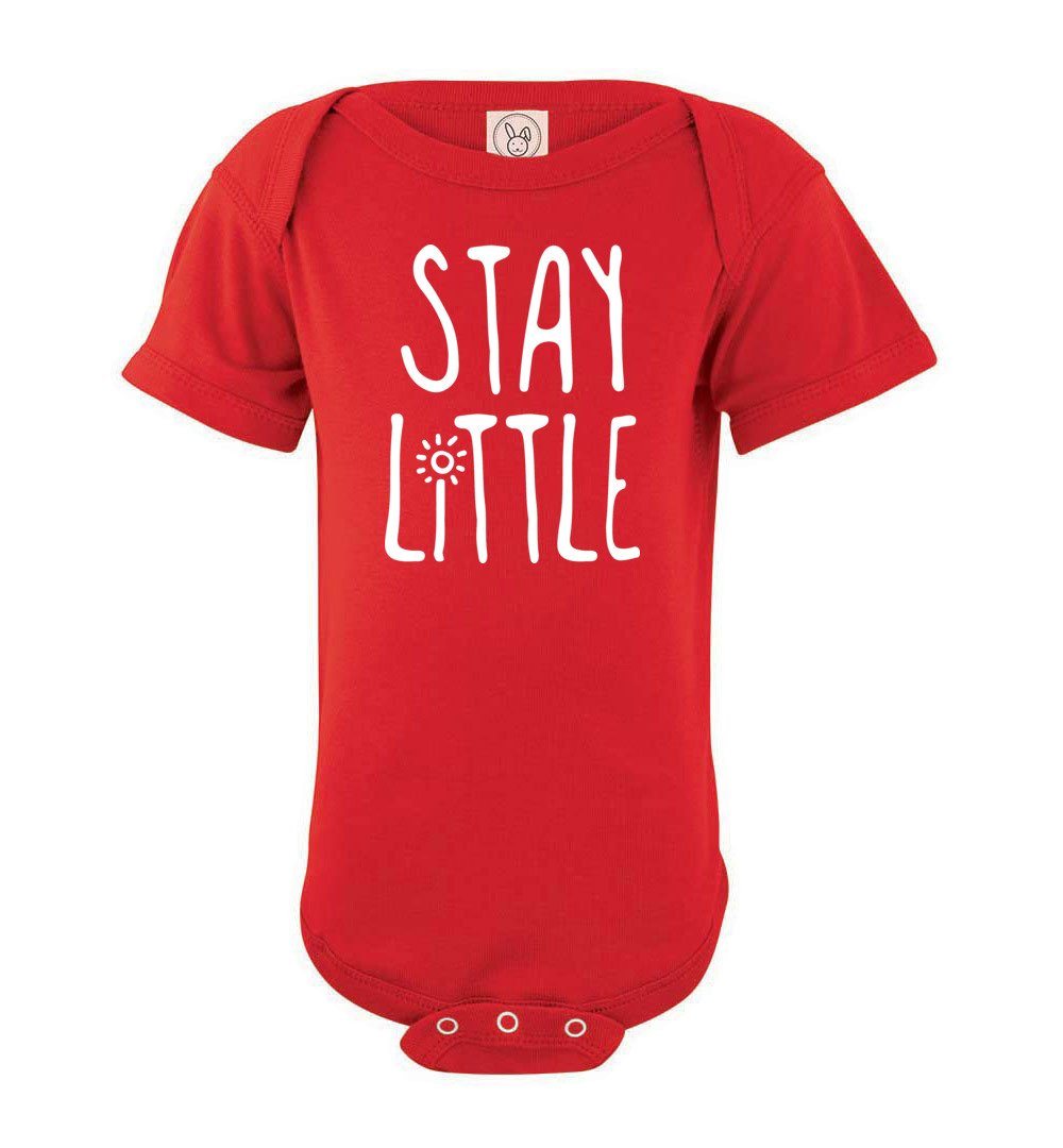 Stay Little - Infant Bodysuits Heyjude Shoppe Onesie Red NB