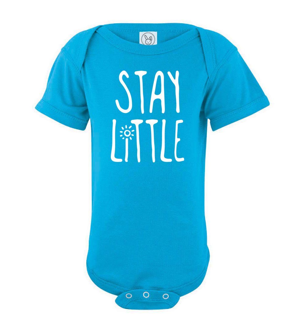 Stay Little - Infant Bodysuits Heyjude Shoppe Onesie Turquoise NB