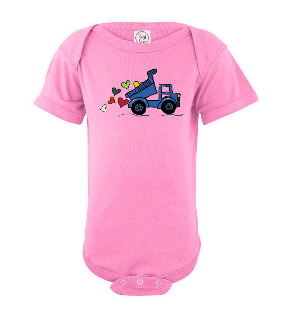 Boy Truck Love Infant Bodysuit