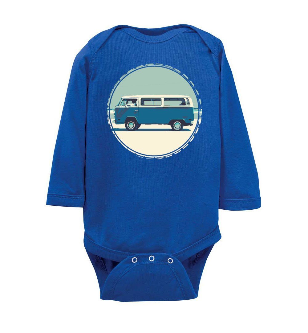 Van - Infant Bodysuits Heyjude Shoppe LS Onesie Royal NB