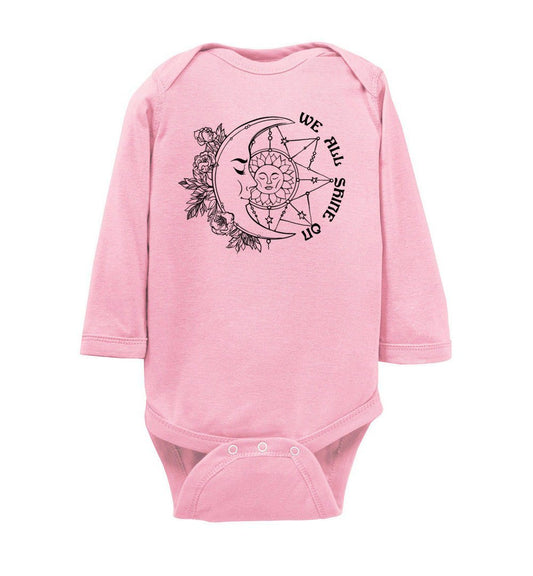 We All Shine On - Infant Bodysuits Heyjude Shoppe Pink NB 