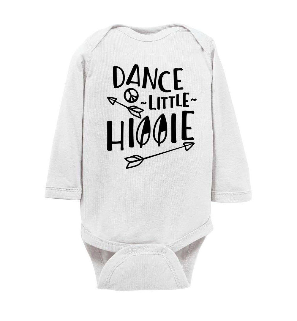 Stay Little - Infant Bodysuits Heyjude Shoppe LS Onesie White NB
