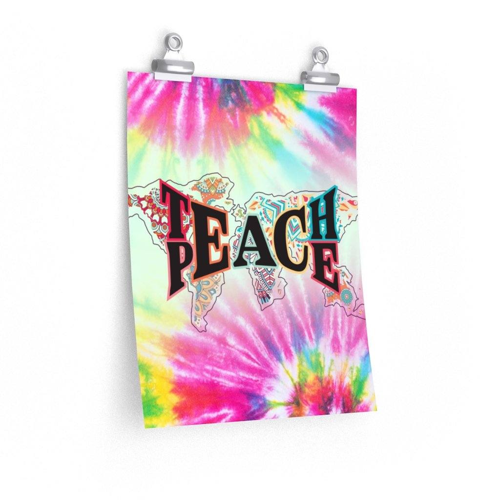 Teach Peace - Premium Matte vertical posters Poster Printify 11″ × 14″ CG matt 