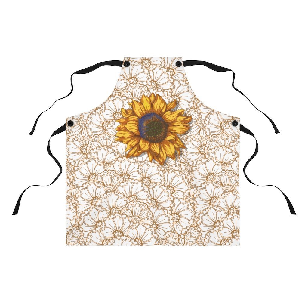 Sunflower - Apron Accessories Printify One Size 