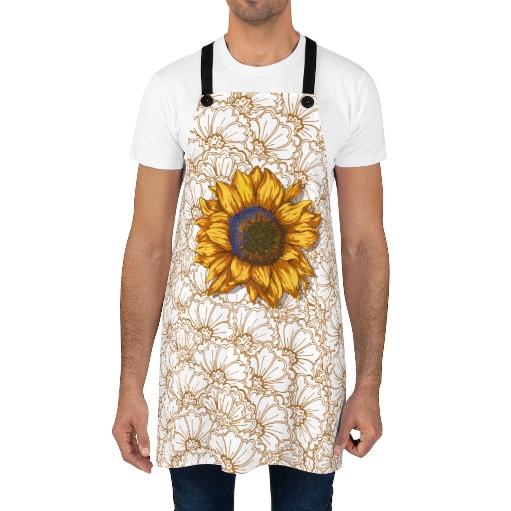 Sunflower - Apron Accessories Printify 