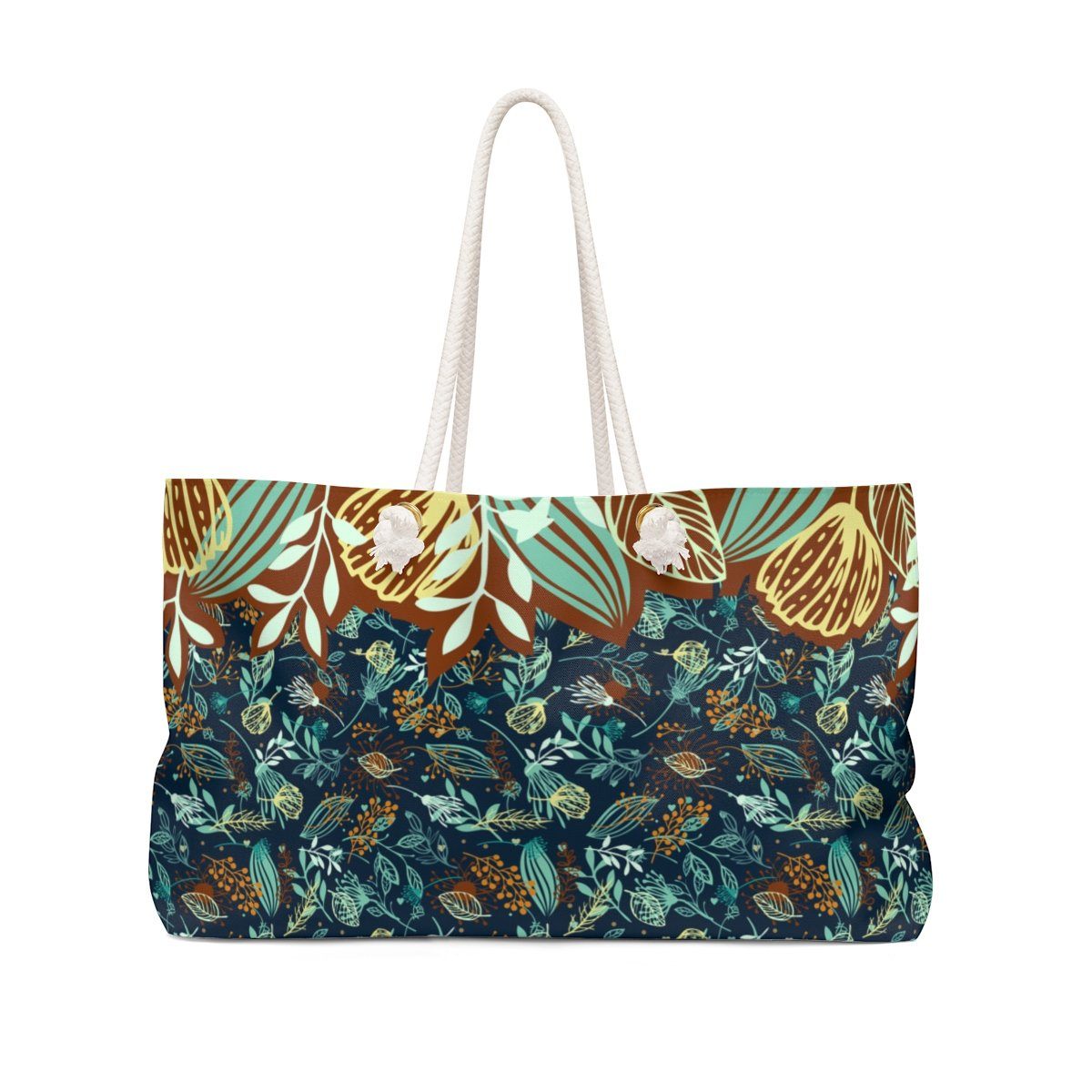 Weekender Bag - Boho Floral Bags Printify 