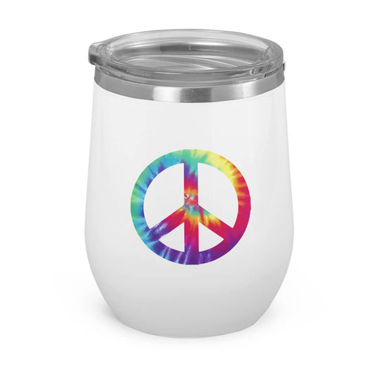 Peace Sign- Wine Tumbler