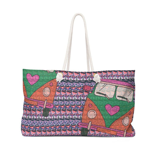 Weekender Bag - Hippie Van Bags Printify 24x13