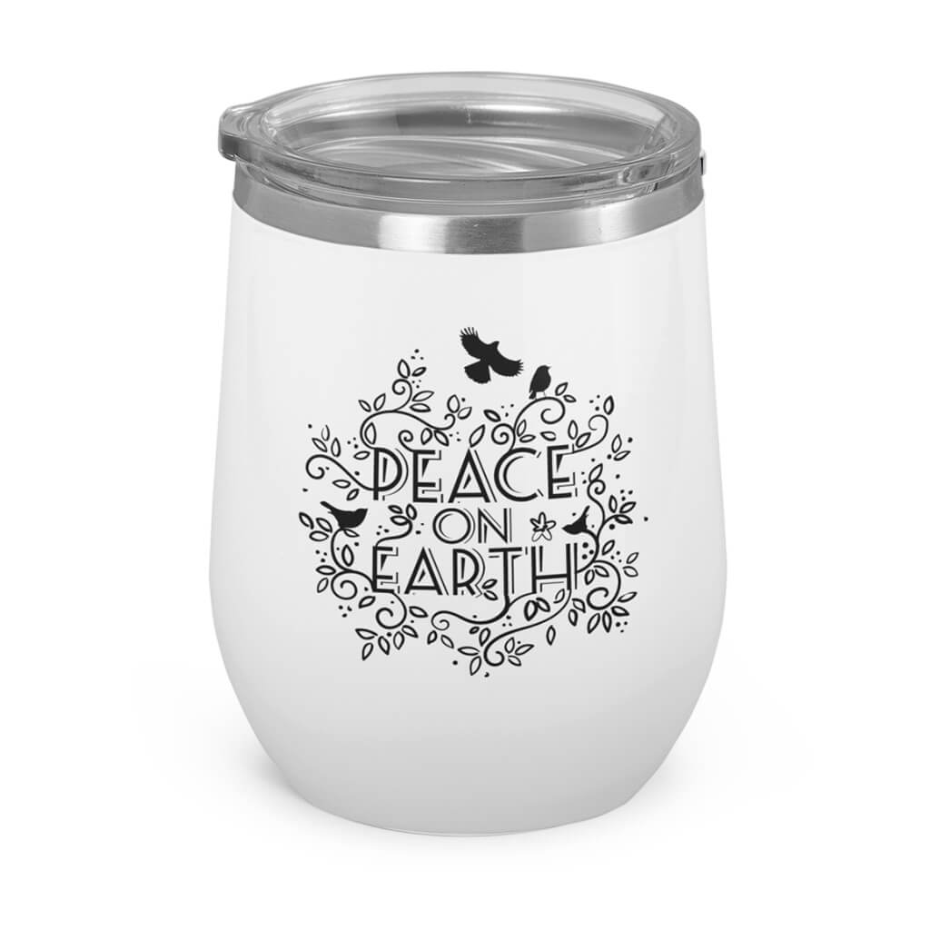 Peace On Earth- Wine Tumbler