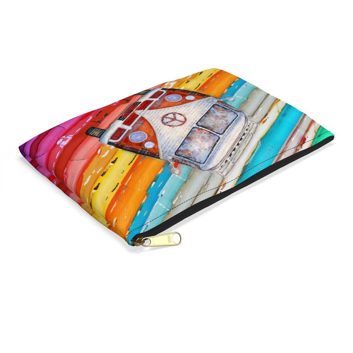 Hippie Van Accessory Pouch Bags Printify 