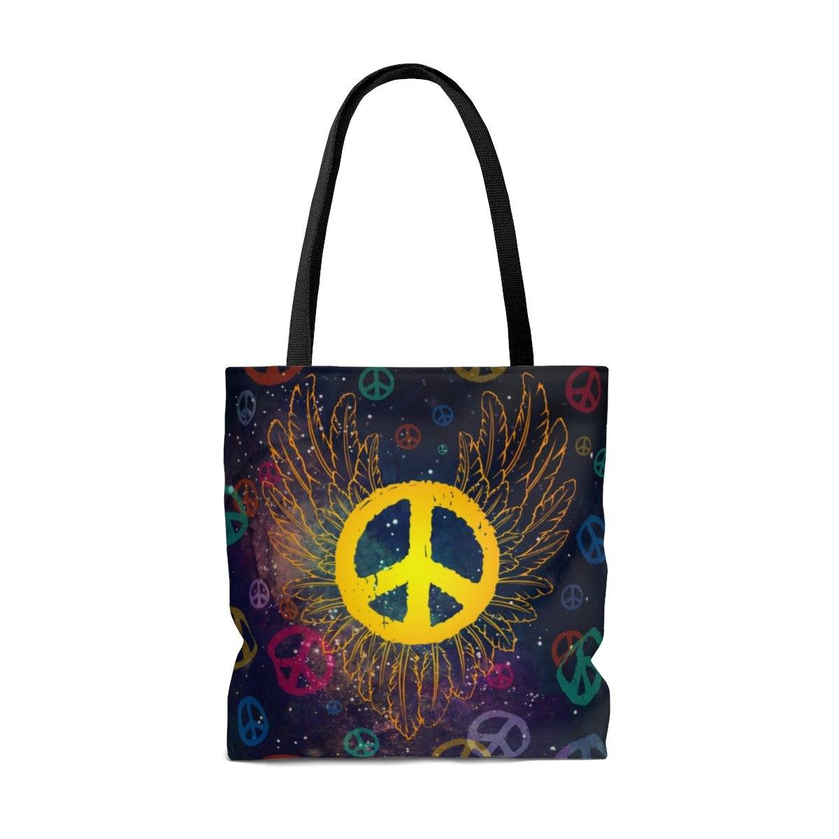 Peace Wings AOP Tote Bag Bags Printify 