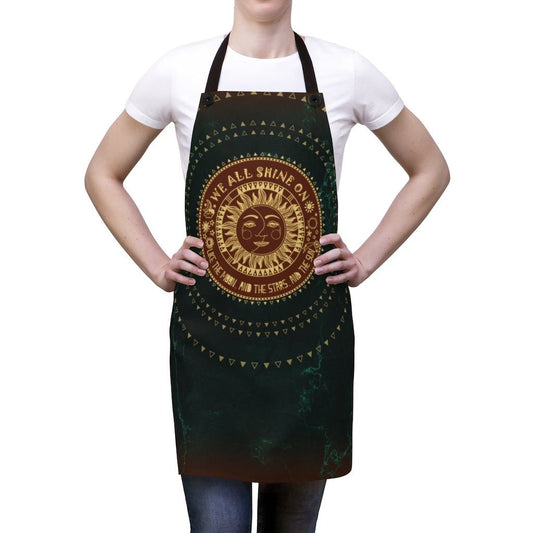 We All Shine On - Apron Accessories Printify 