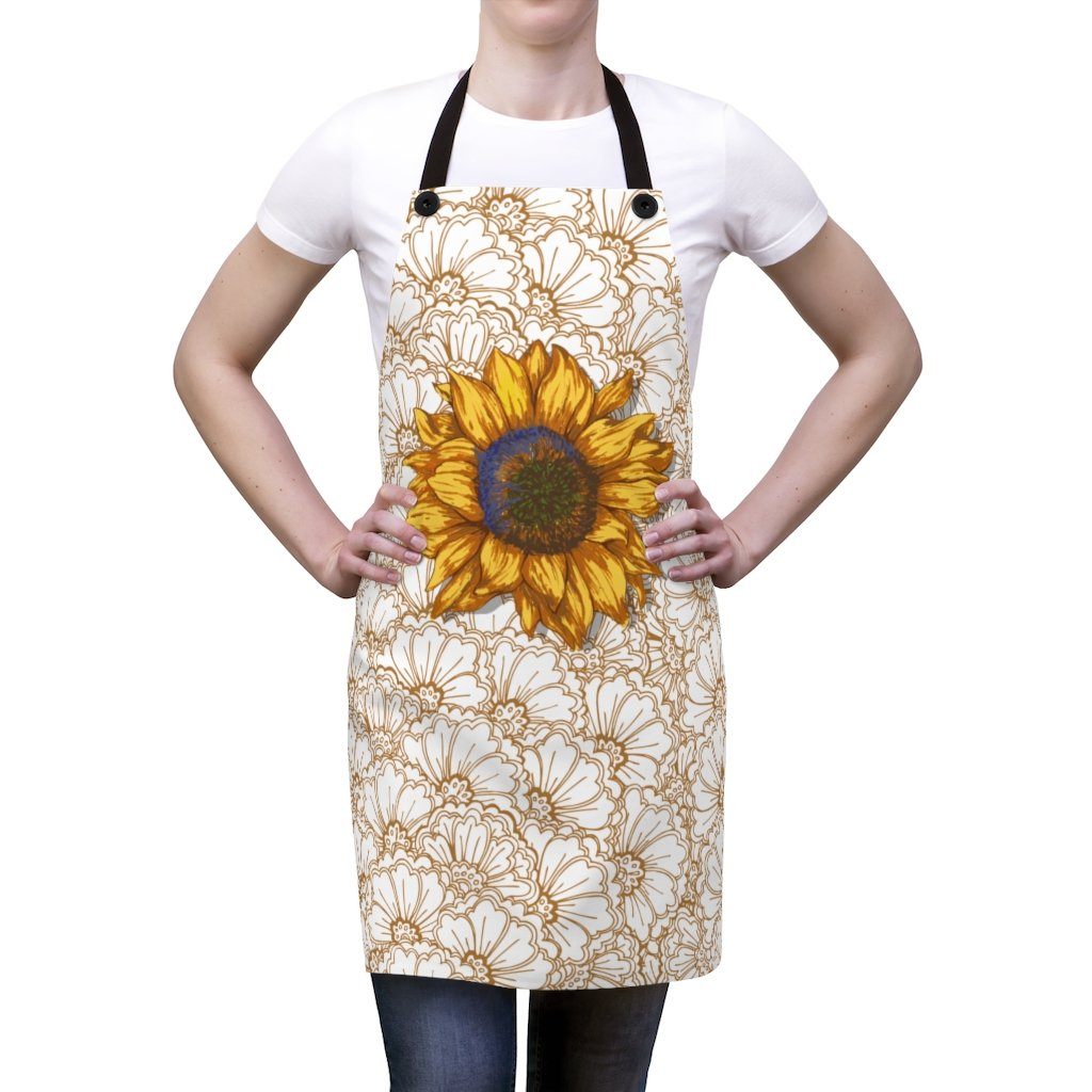 Sunflower - Apron Accessories Printify 