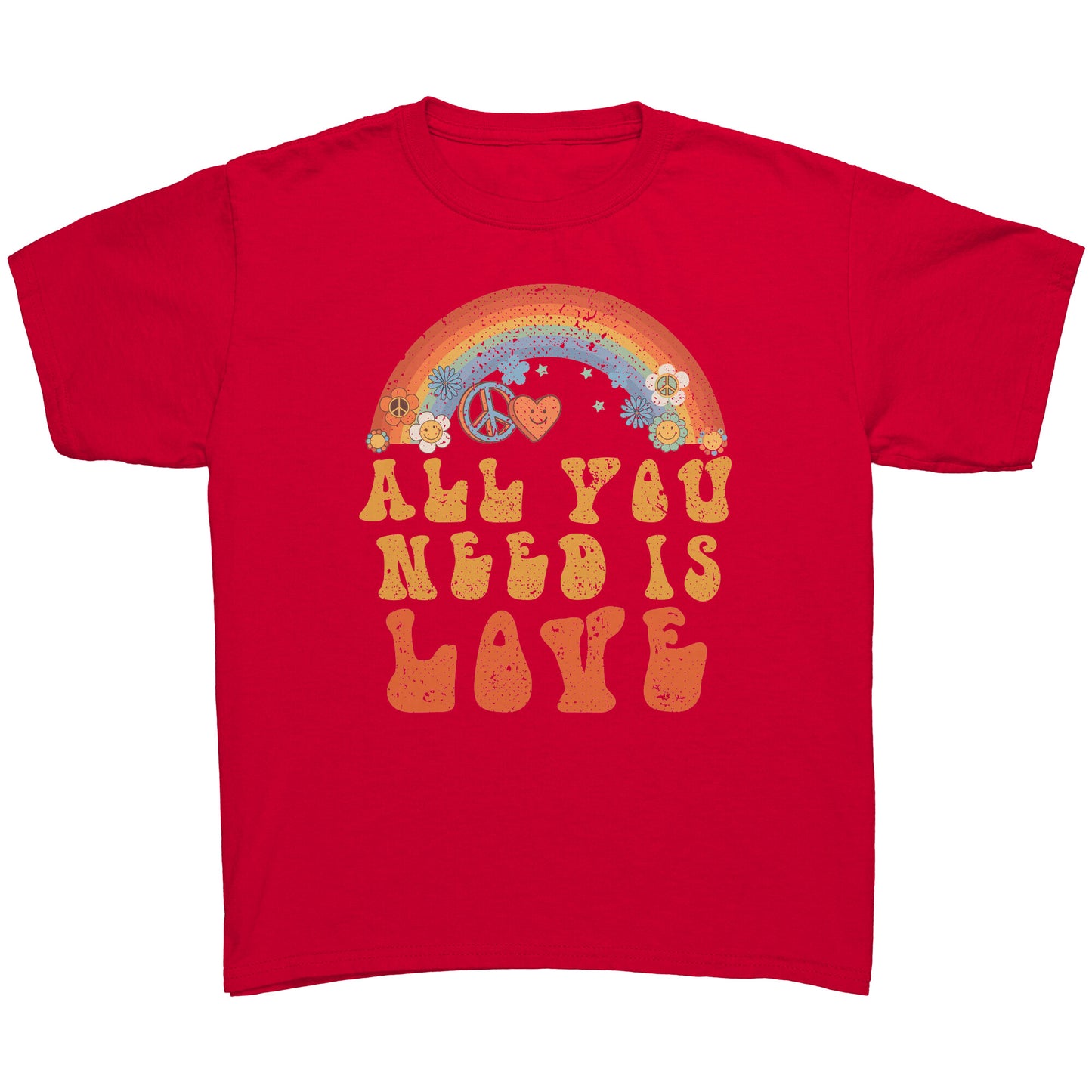 All You Need Is Love Retro Youth Shirt