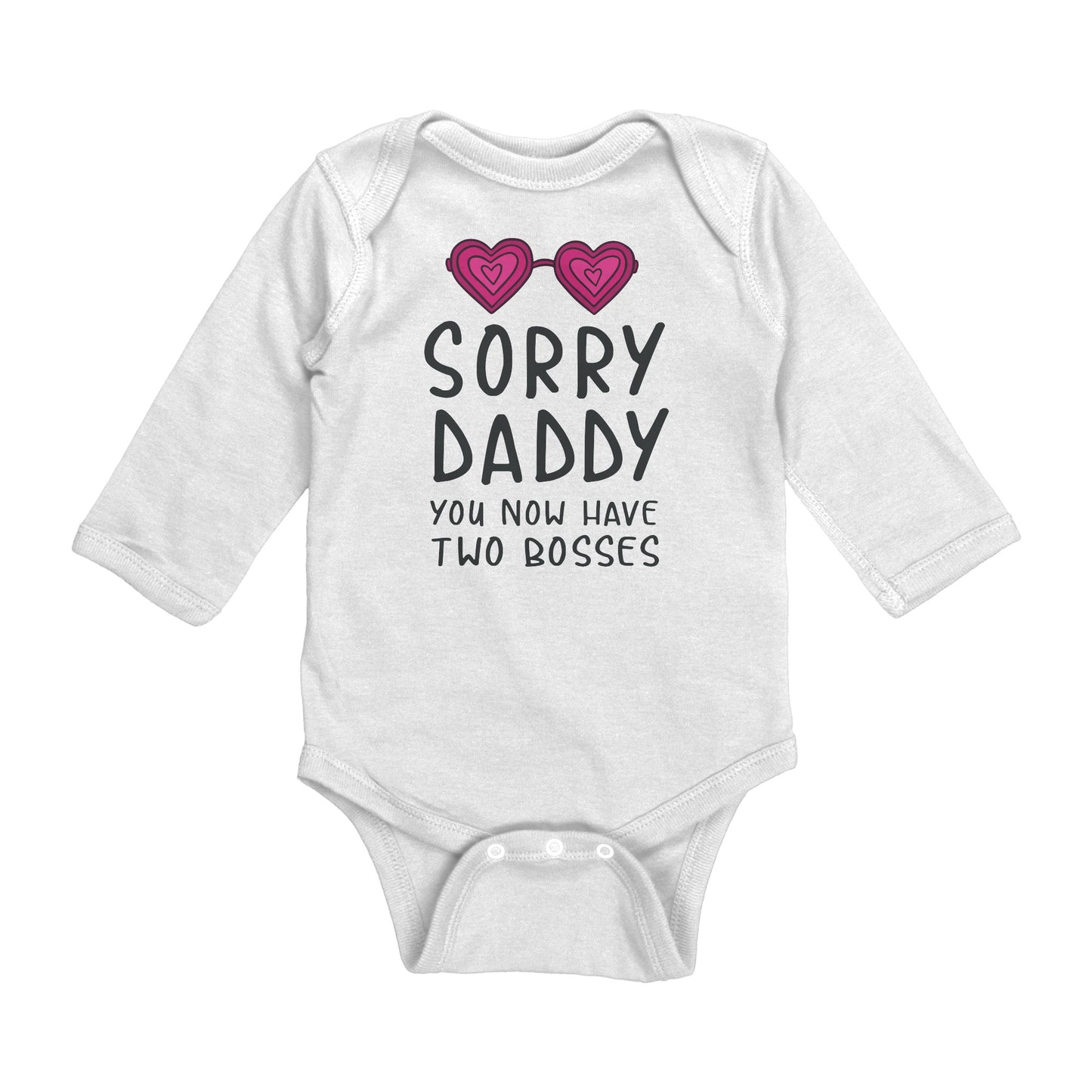 Daddy Have Two Bosses- Infant Bodysuits