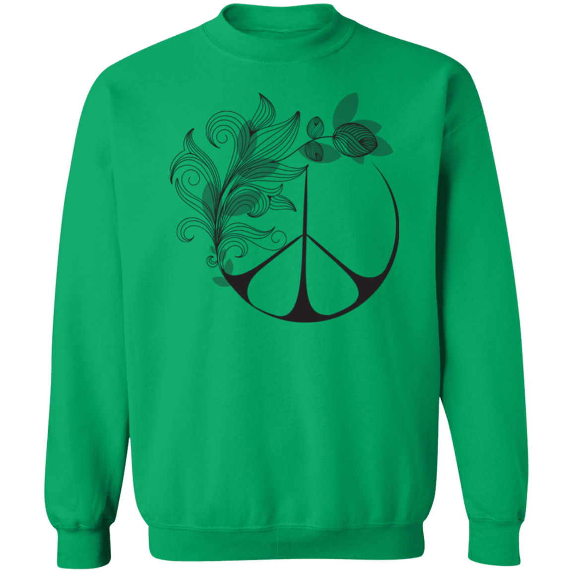 Peace In Nature Crewneck Pullover Sweatshirt