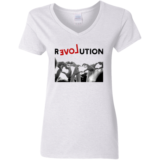The World Needs More Love- V-Neck T-Shirt