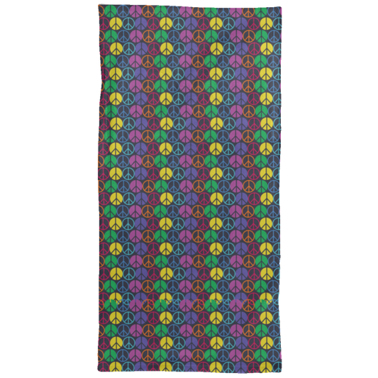 Peace Sign Pattern- Hand Towel