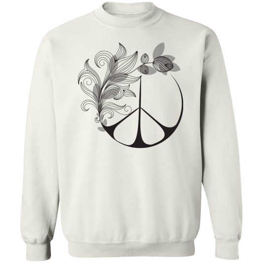 Peace In Nature Crewneck Pullover Sweatshirt