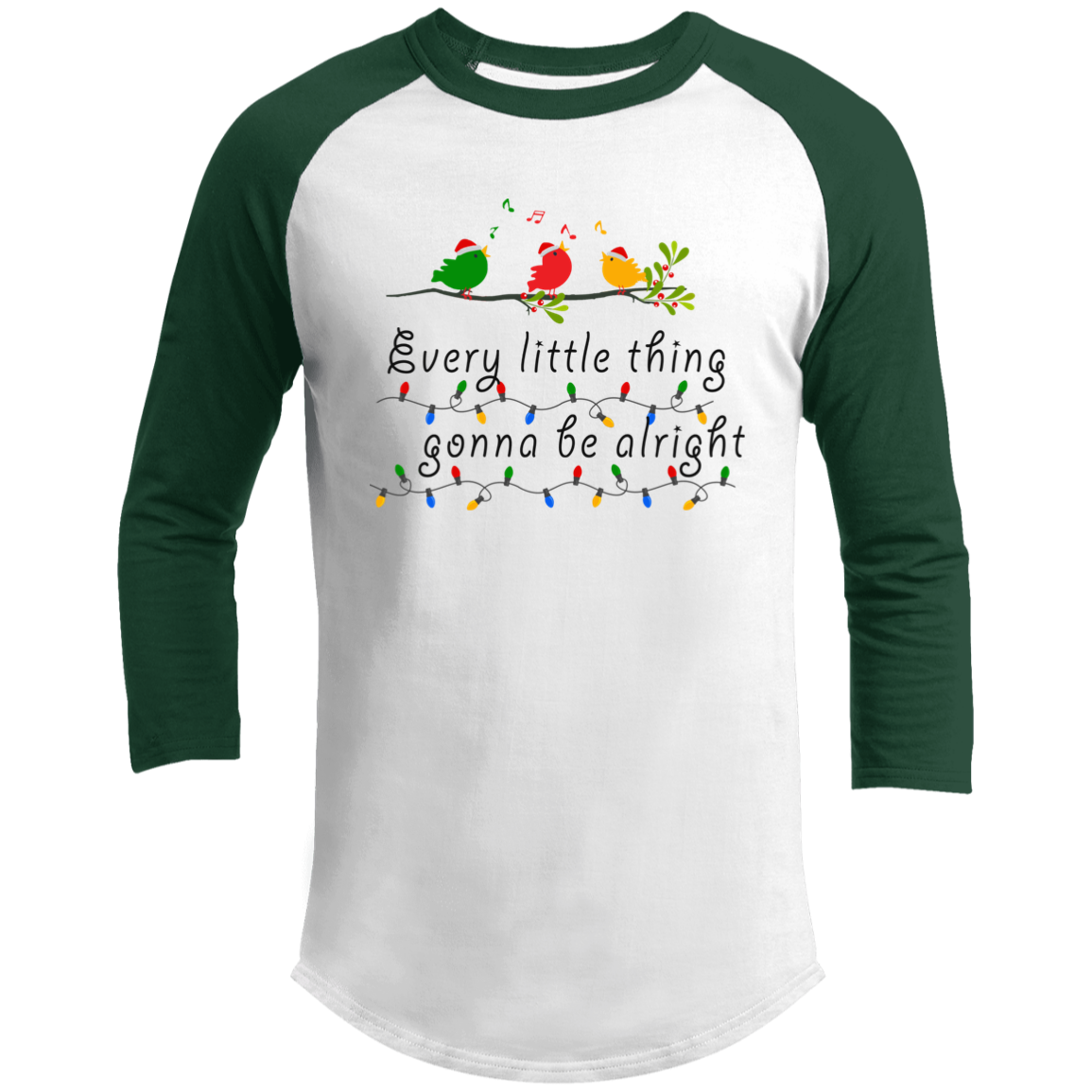 Little Birds 3/4 Sleeve Raglan T-shirts