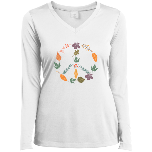 LST353LS Ladies’ Long Sleeve Performance V-Neck Tee