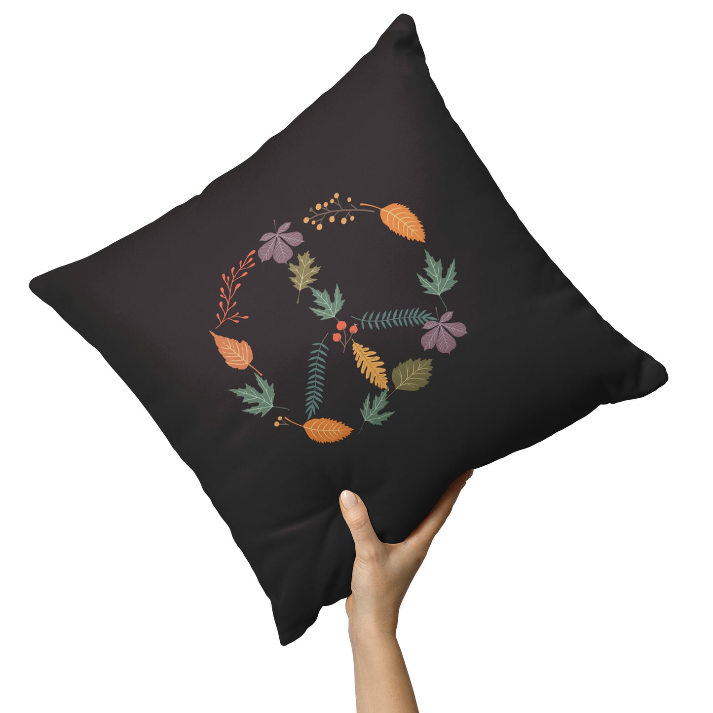 Fall Peace Sign Pillows And Covers