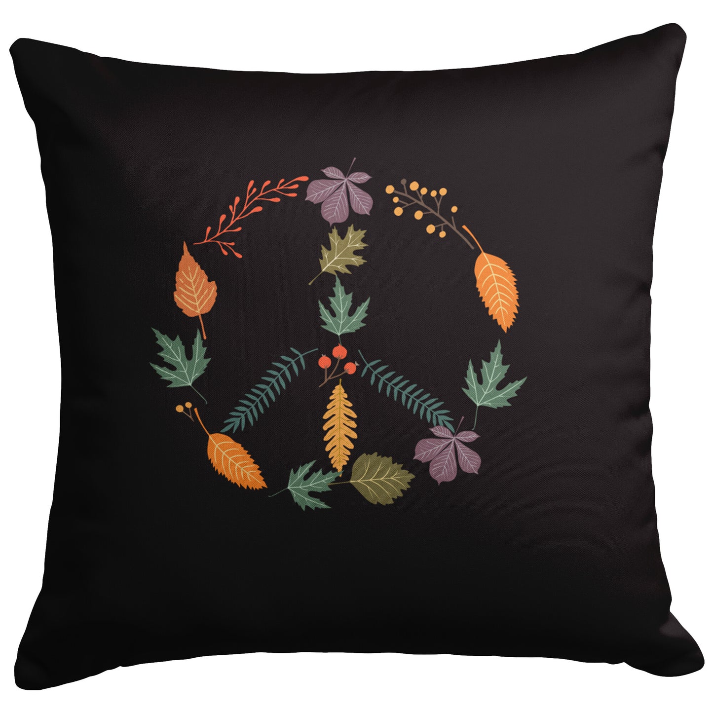 Fall Peace Sign Pillows And Covers