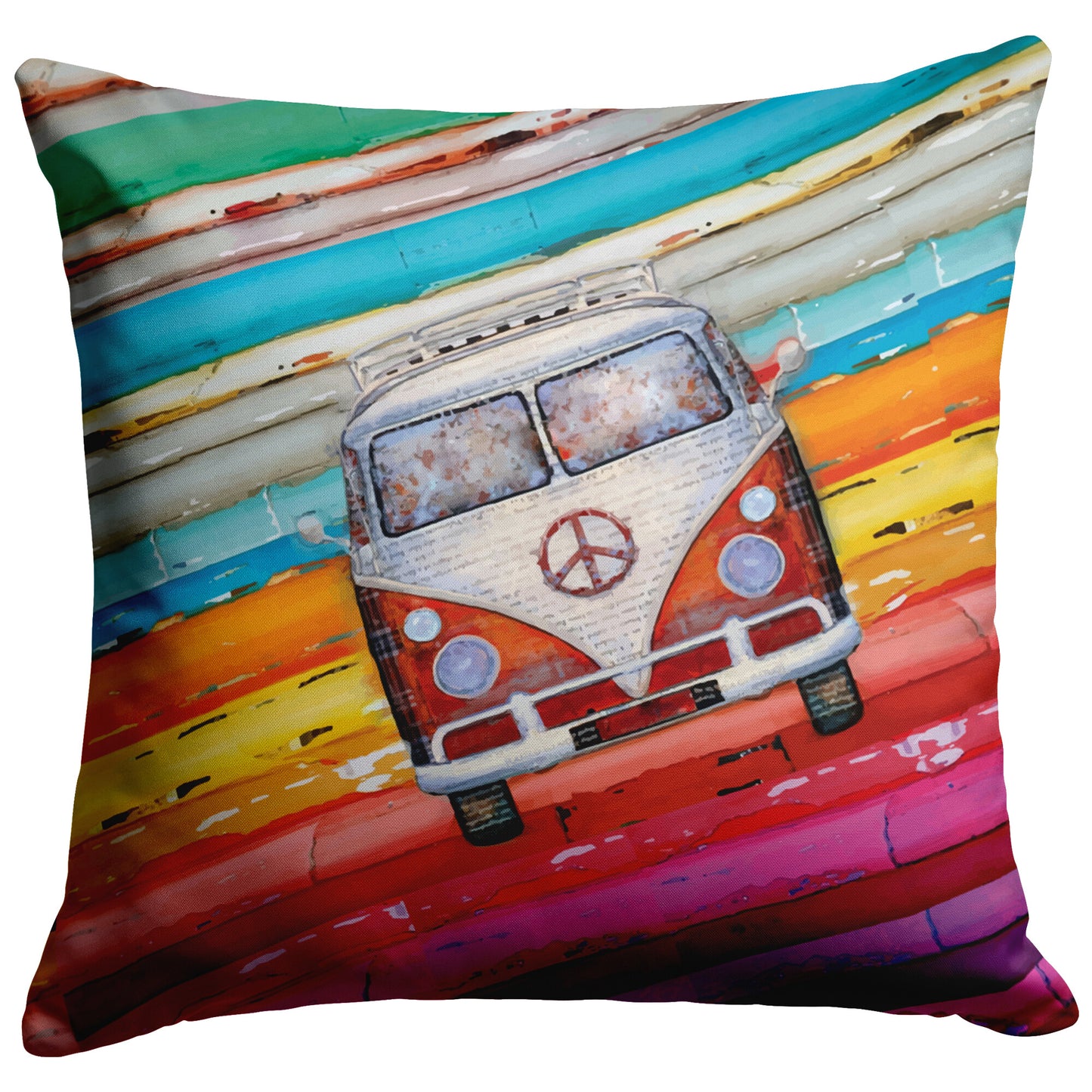 Groovy Hippie Van Pillows And Covers