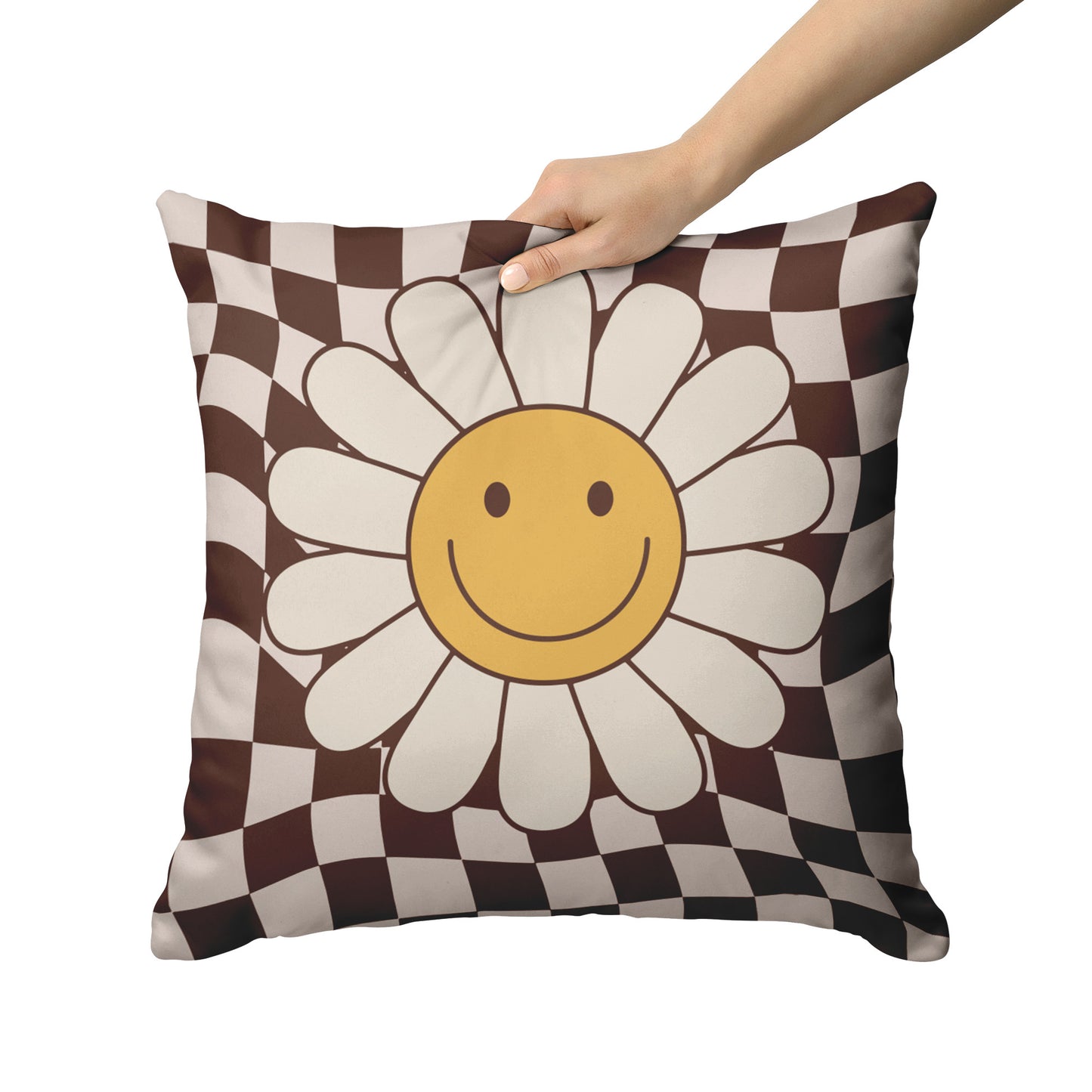 Happy Flower Retro Pillows And Covers