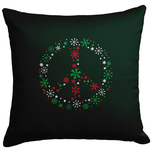 Holiday Peace Sign Pillows And Covers