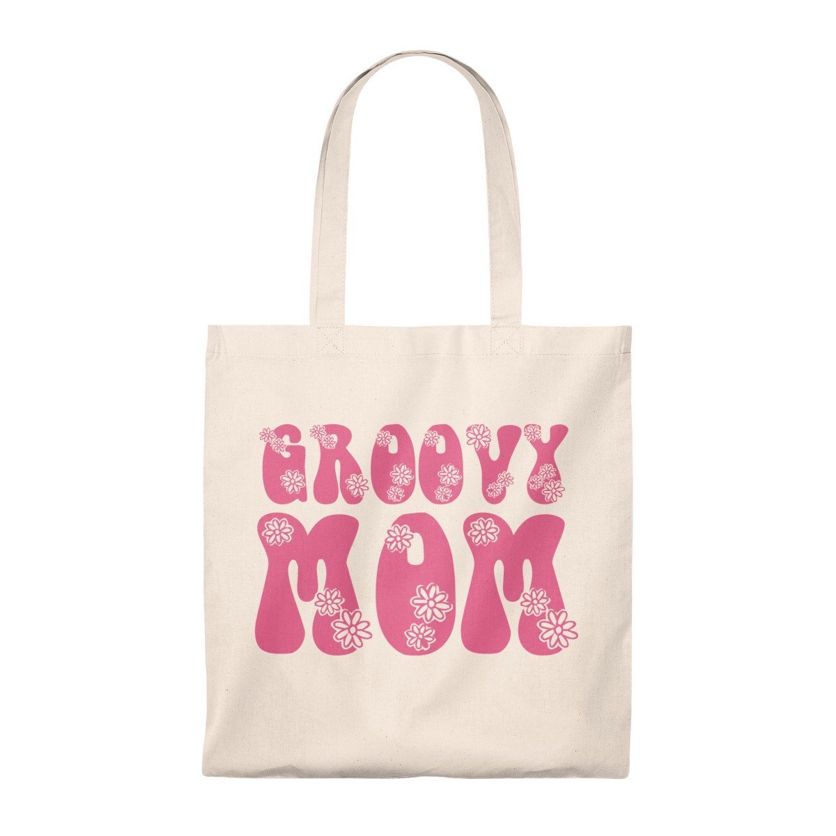 Groovy Mom - Tote Bag Bags Printify Natural 