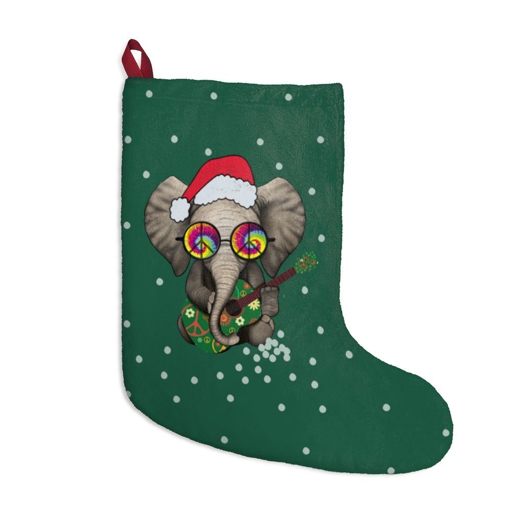 Hippie Elephant - Christmas Stockings Home Decor Printify 