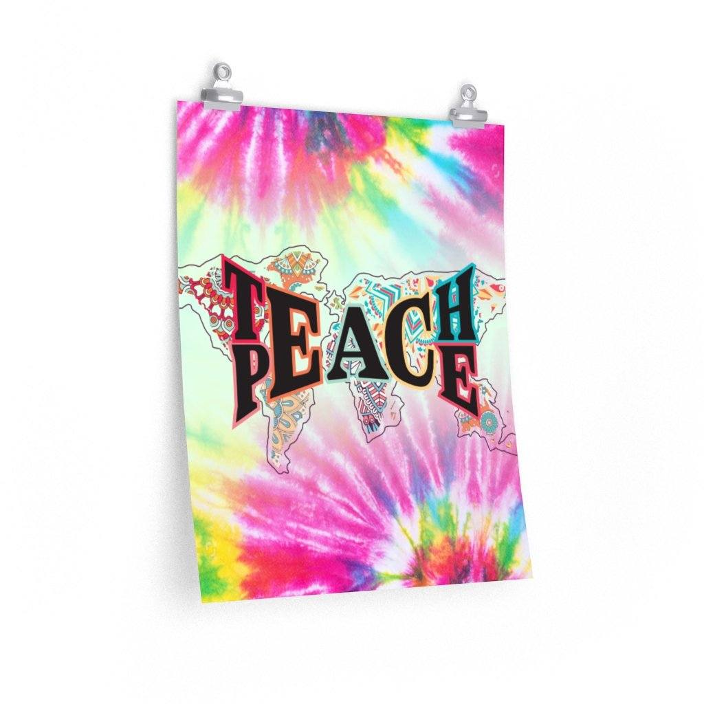 Teach Peace - Premium Matte vertical posters Poster Printify 16″ × 20″ CG matt 