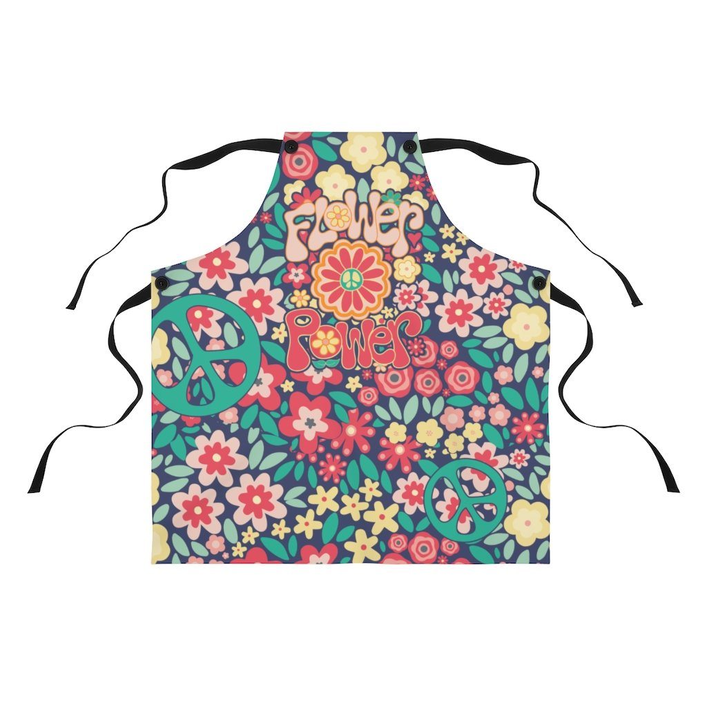 Flower Power - Apron Accessories Printify One Size 