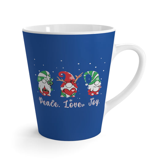 Gnomes Peace Love Joy- Latte Mug