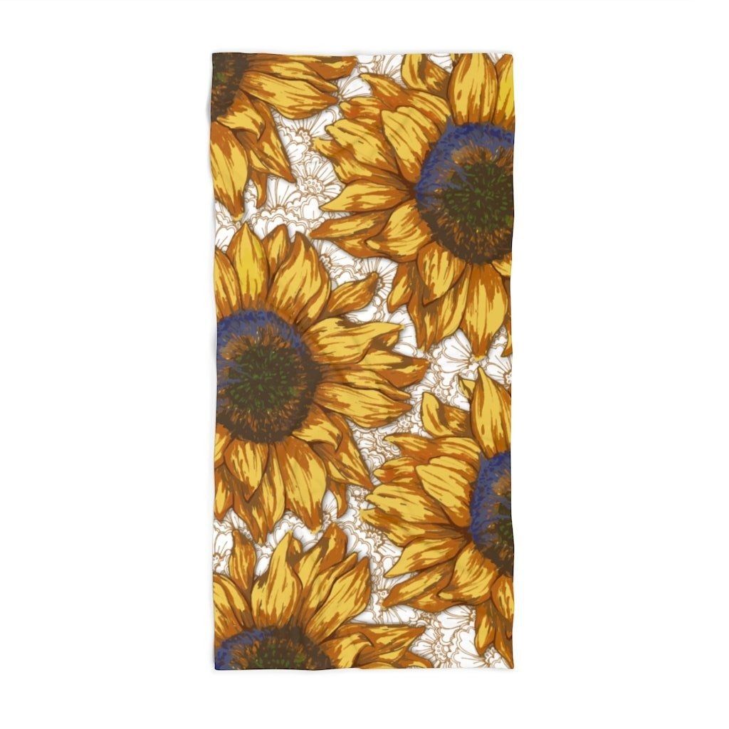 Sunflower - Beach Towel Home Decor Printify 30x60 