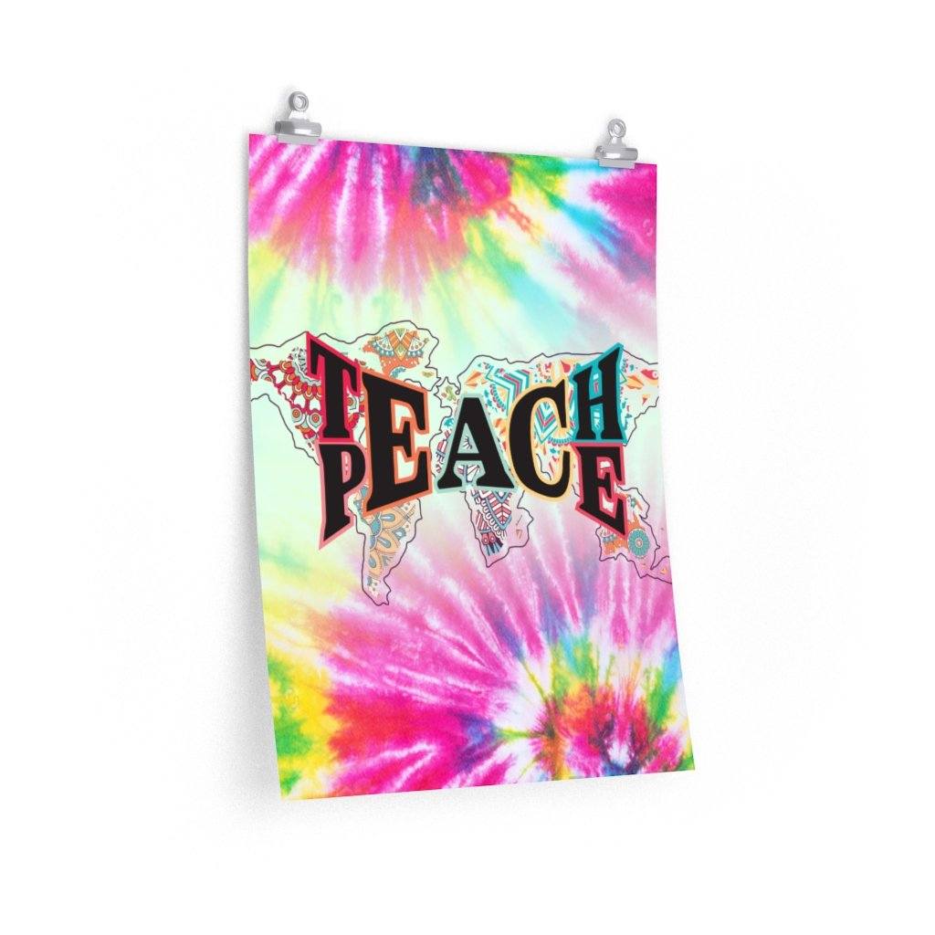 Teach Peace - Premium Matte vertical posters Poster Printify 18″ × 24″ CG matt 