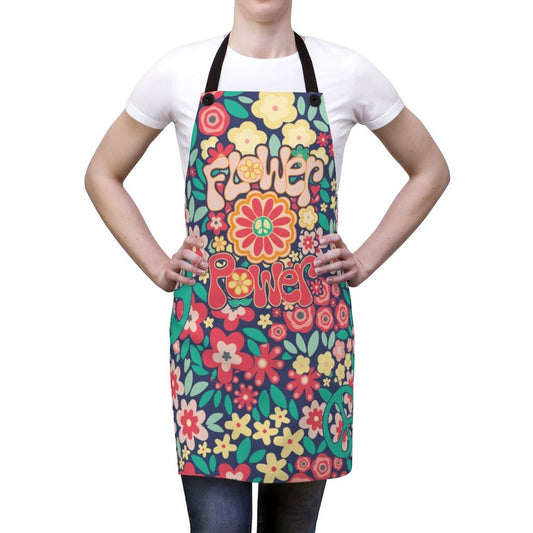 Flower Power - Apron Accessories Printify