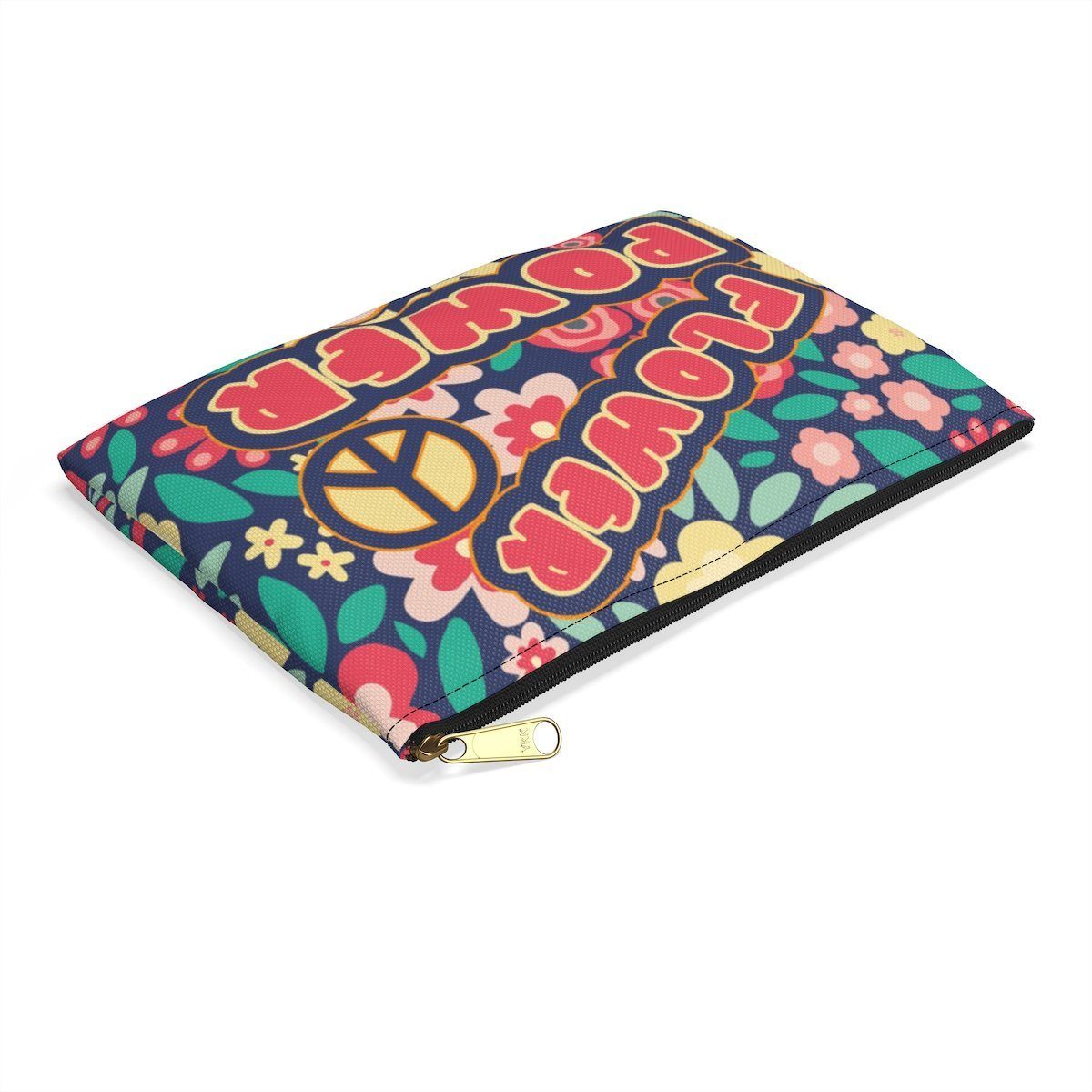 Flower Power Accessory Pouch Bags Printify 